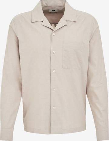 WE FashionRegular Fit Košulja - siva boja: prednji dio