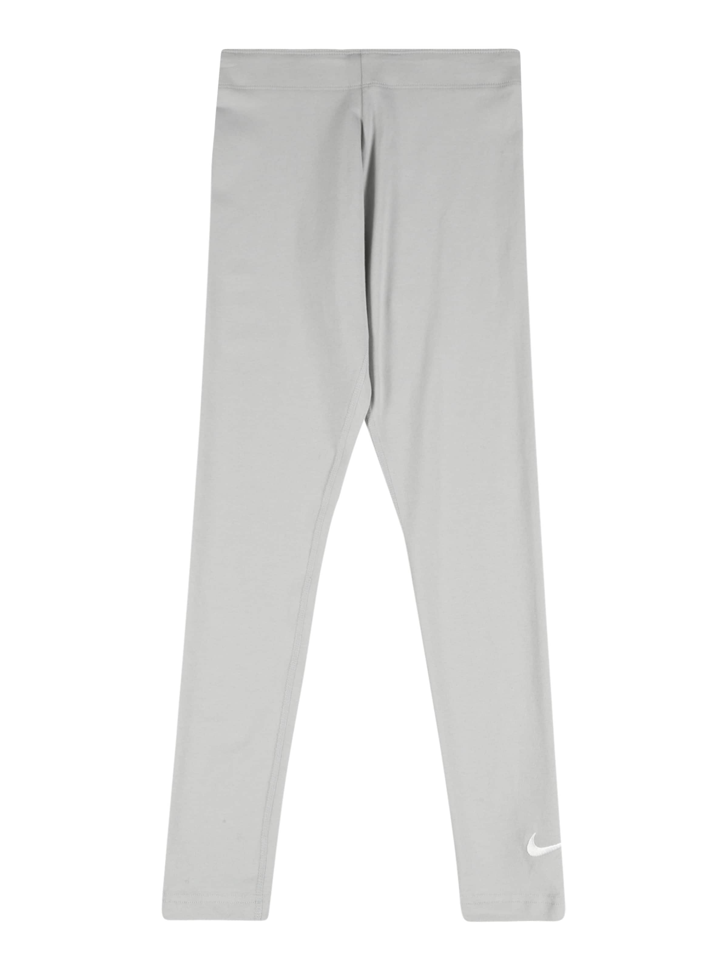 Nike Sportswear Skinny Leggings 'Swoosh' - szürke: elől