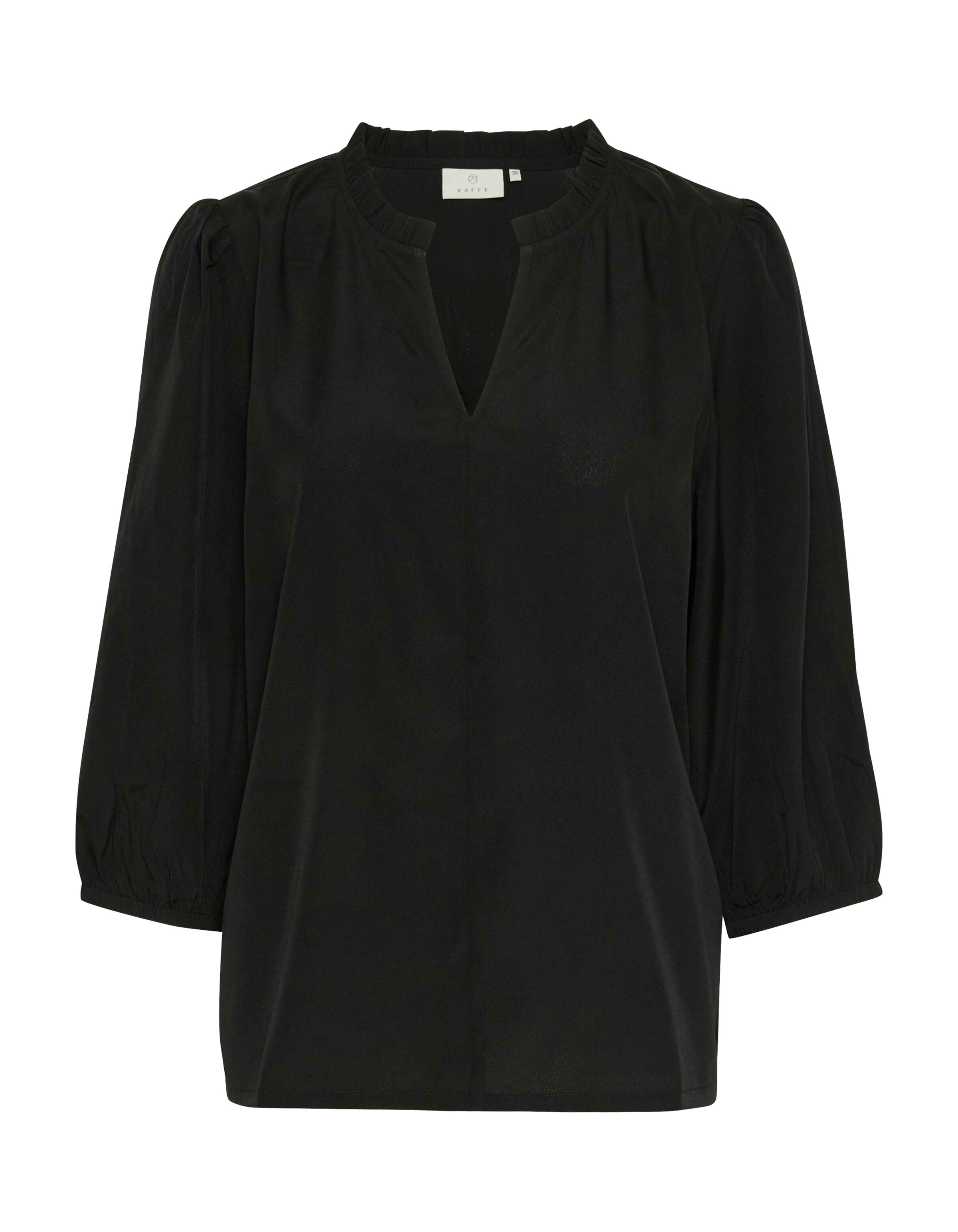 Kaffe Blouse 'Katja' in Zwart: voorkant