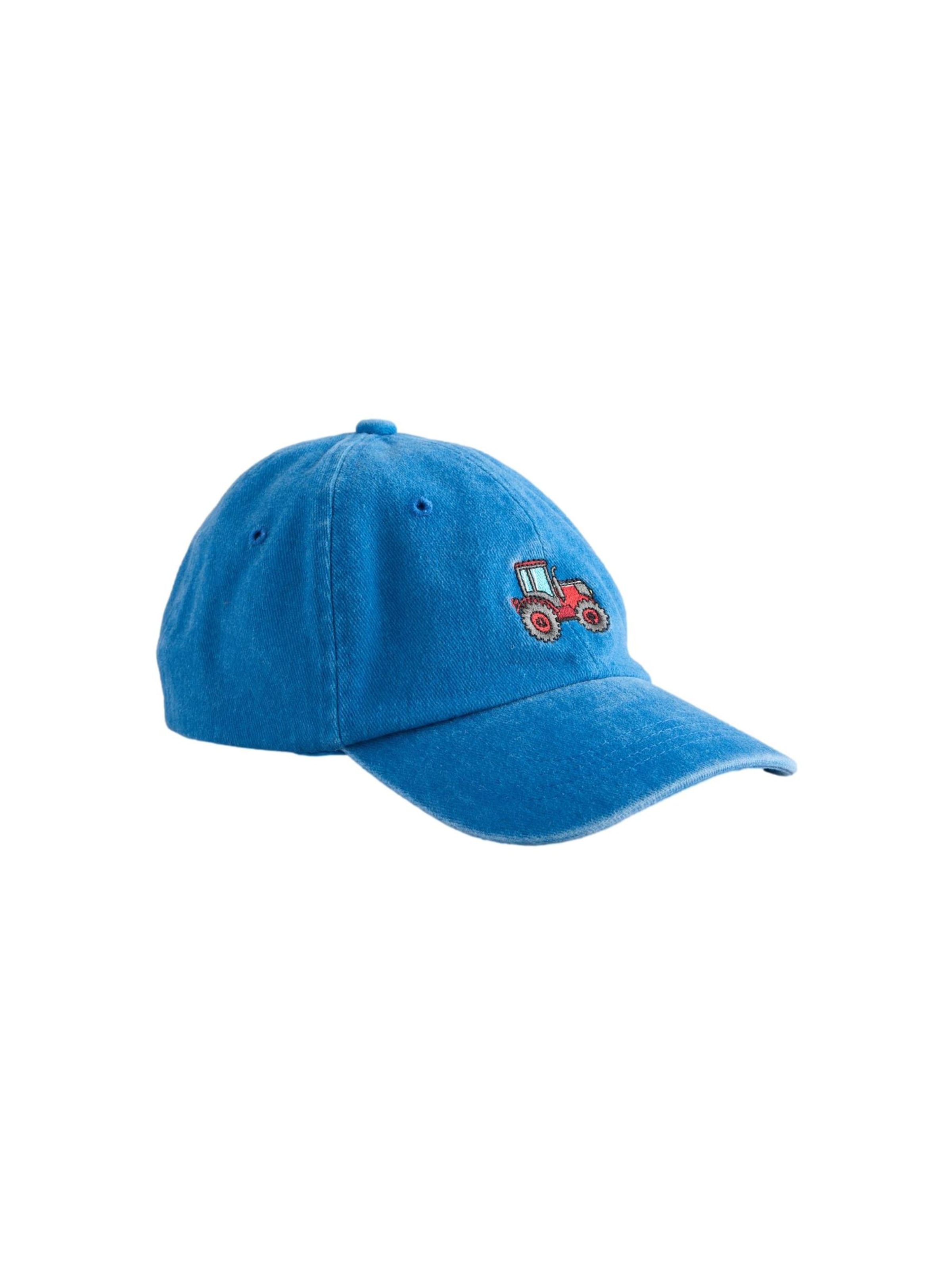 Next Hoed in Blauw: voorkant