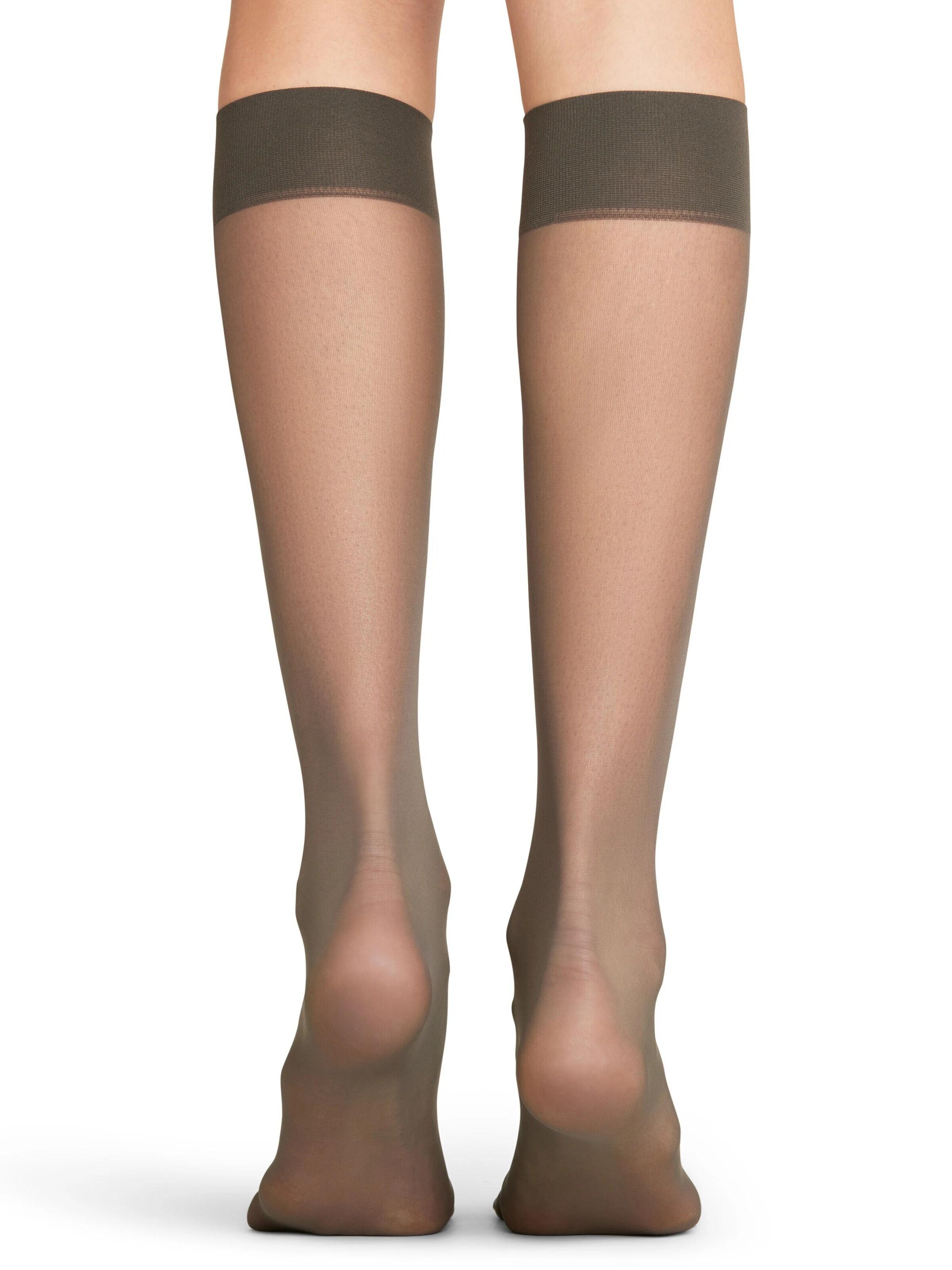 FALKE Overknee Strümpfe 'Matt Deluxe'‌‌‌‌‌‌‌‌‌‌ in Grau