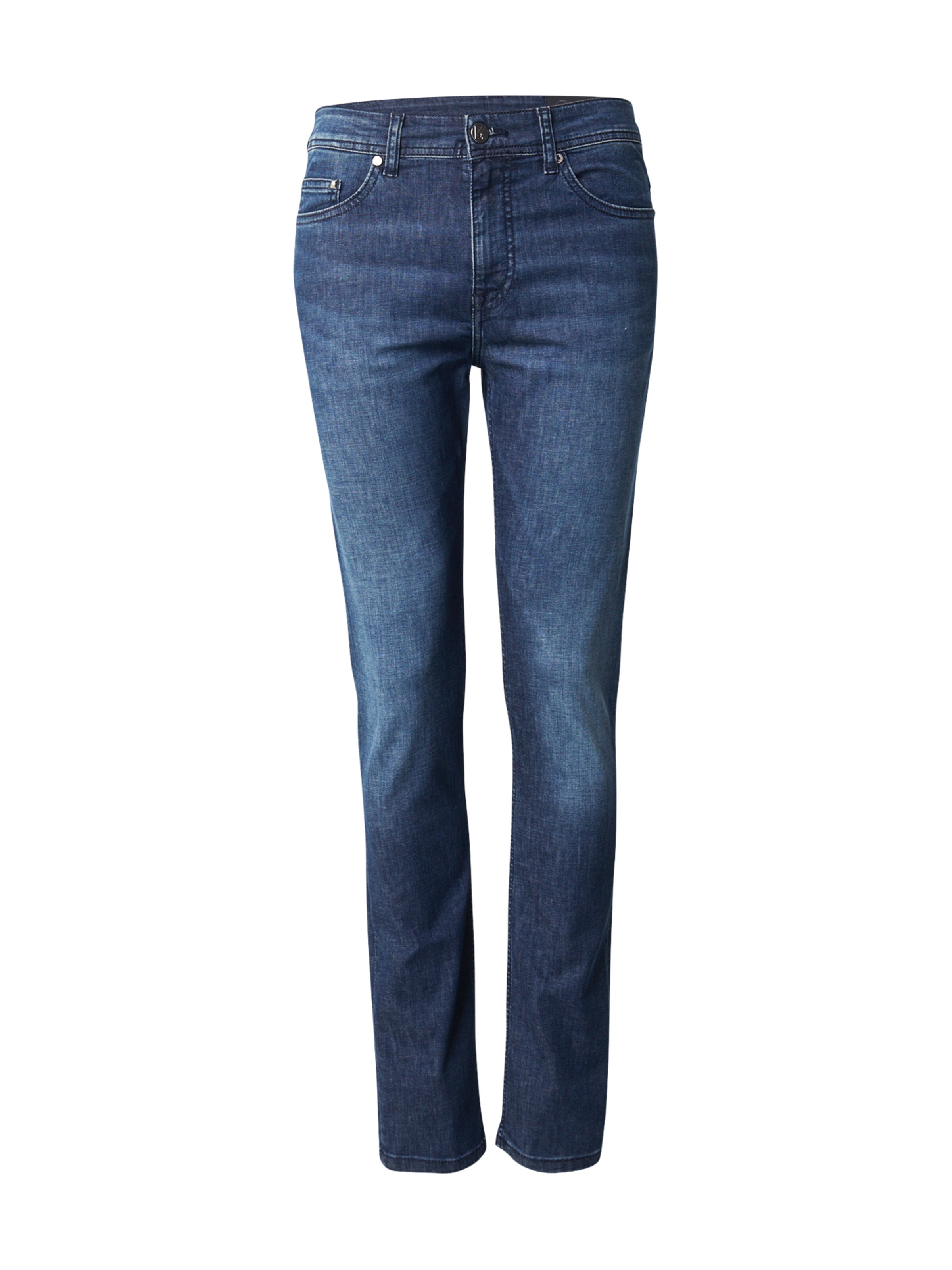 Karl Lagerfeld Slimfit Jeansy w kolorze niebieski: przód