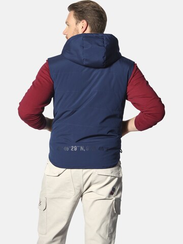 Jan Vanderstorm Bodywarmer ' Osrar ' in Blauw