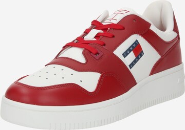 Tommy Jeans Sneakers 'RETRO BASKET ESS ZION 3A3' in Red: front