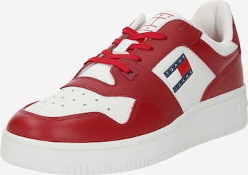 Tommy Jeans Trampki niskie 'RETRO BASKET ESS ZION 3A3' w kolorze czerwony: przód