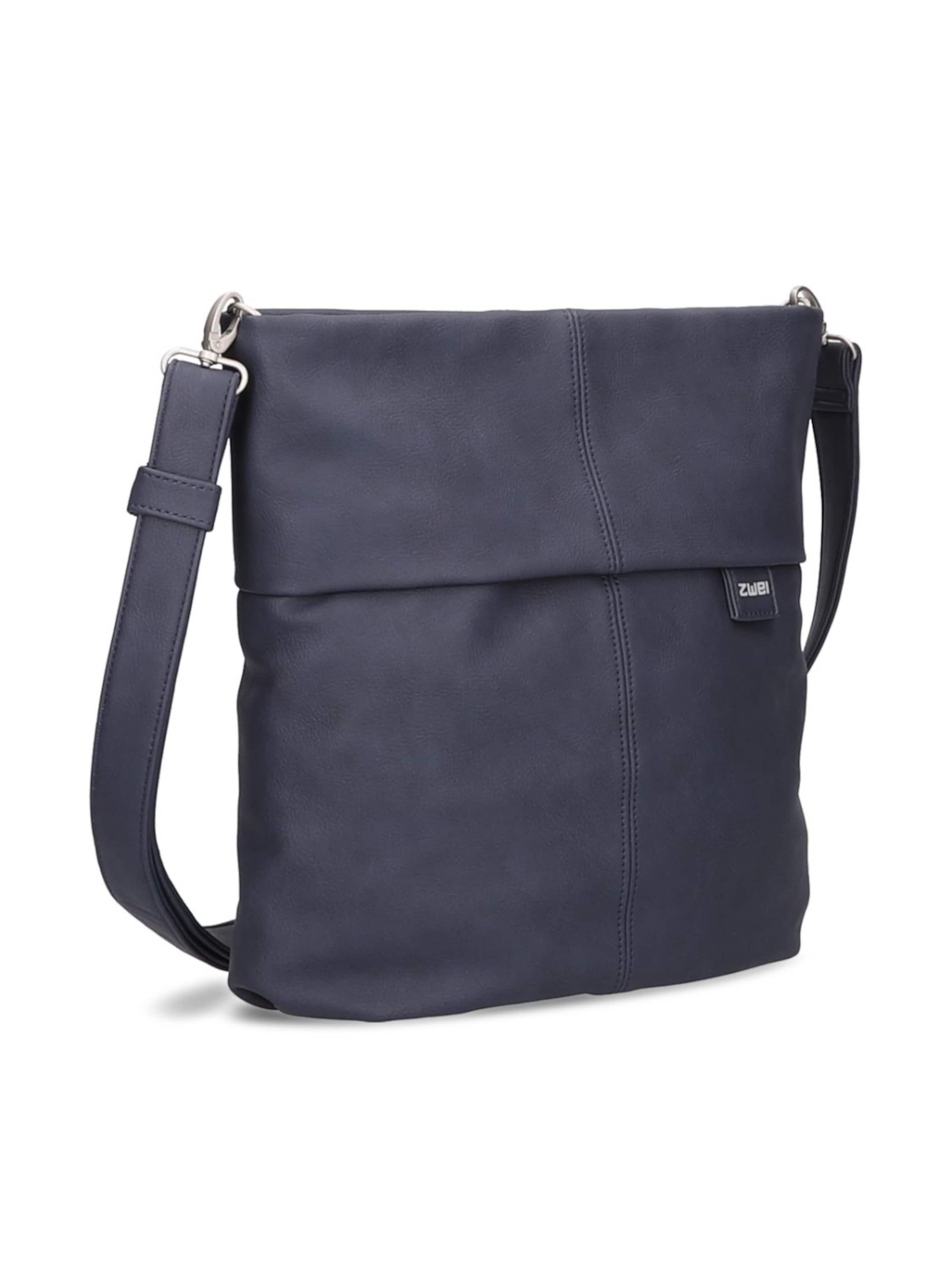 Borsa a spalla 'MADEMOISELLE.M M12' di ZWEI in blu: frontale