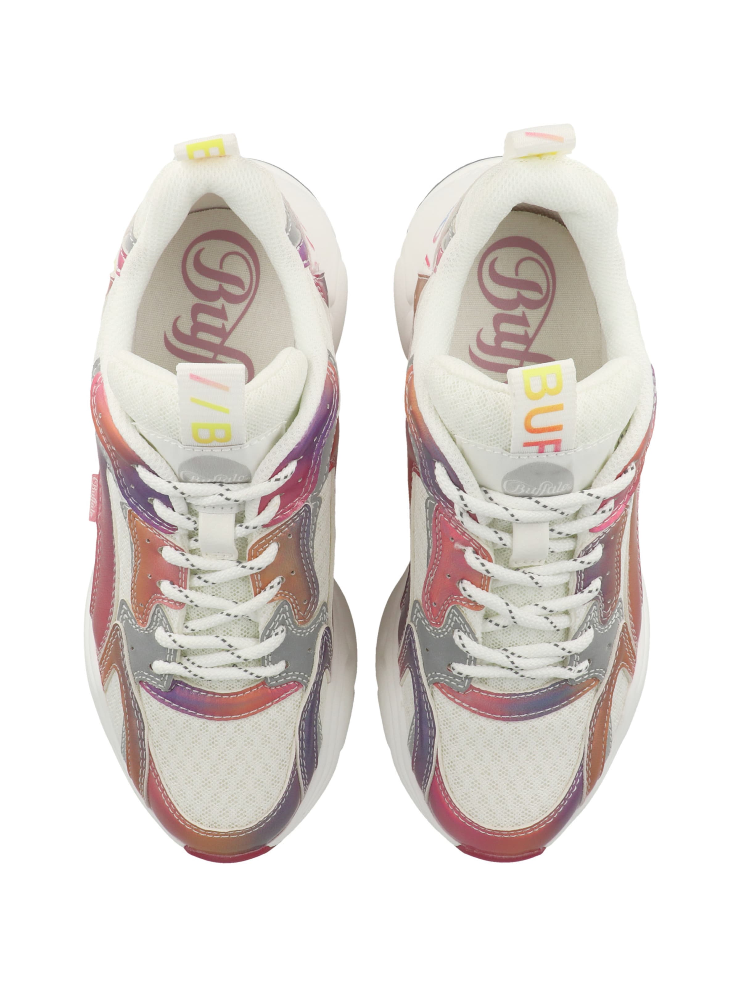 BUFFALO - Zapatillas deportivas bajas 'Binary Shadow' en blanco