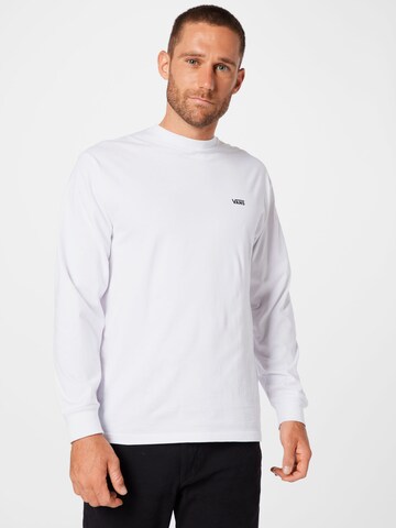 VANS Shirt 'MN LEFT CHEST LS' in White: front