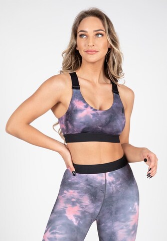 Gorilla Wear Bustier Sport bh 'Colby' in Gemengde kleuren: voorkant