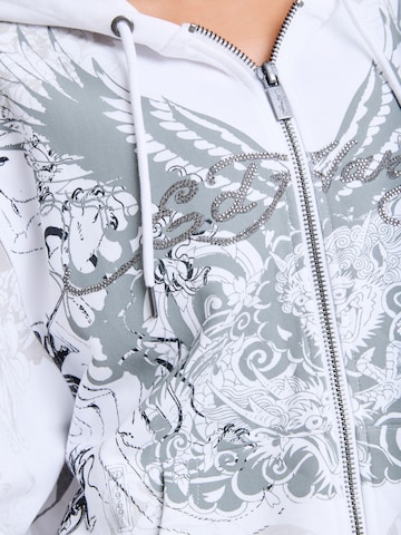 Ed Hardy Ζακέτα φούτερ σε λευκό