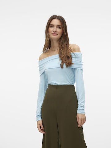 Haut 'REGITZE' VERO MODA en bleu : devant
