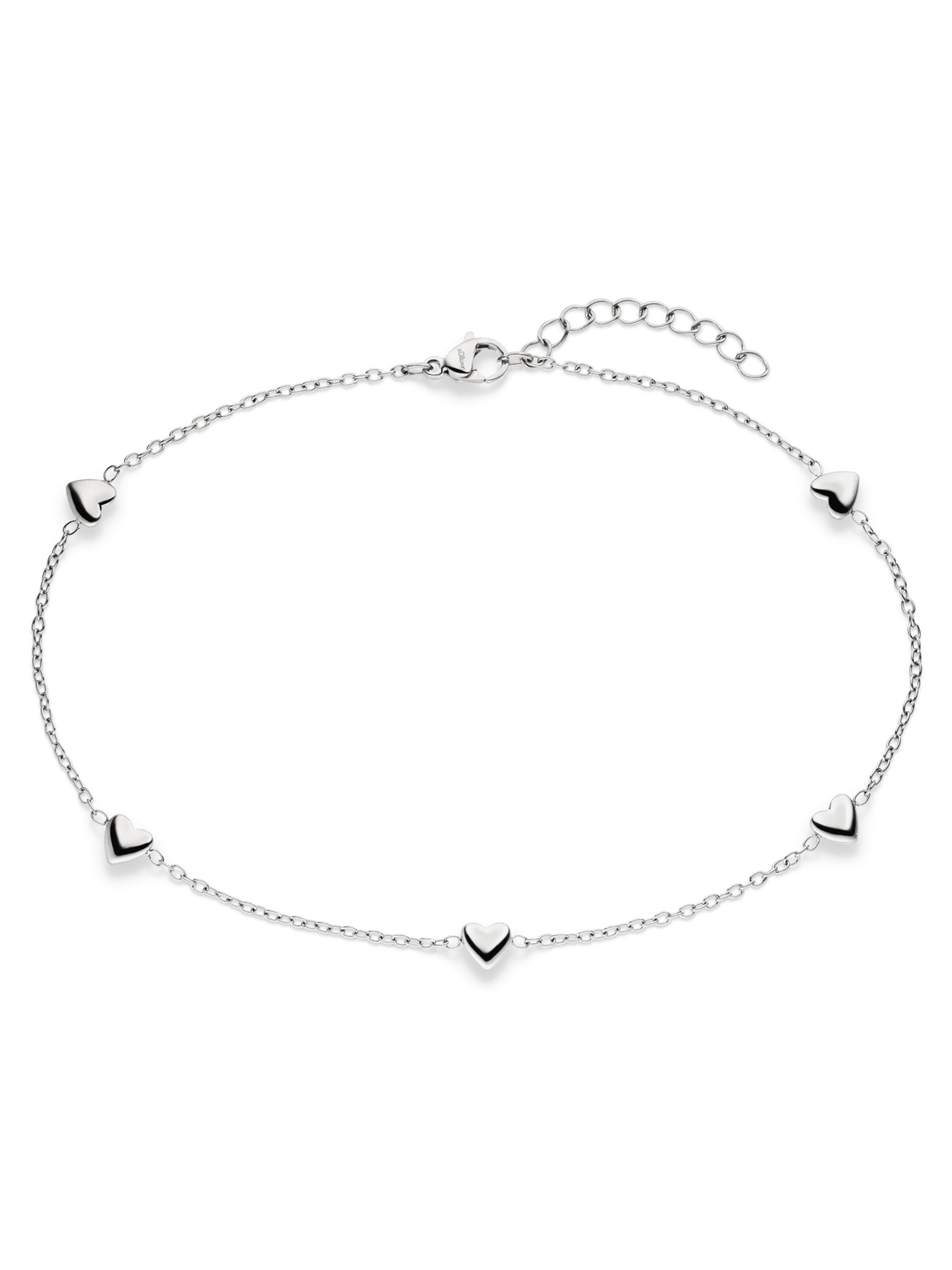 s.Oliver Fußkette in Silber: Vorderseite