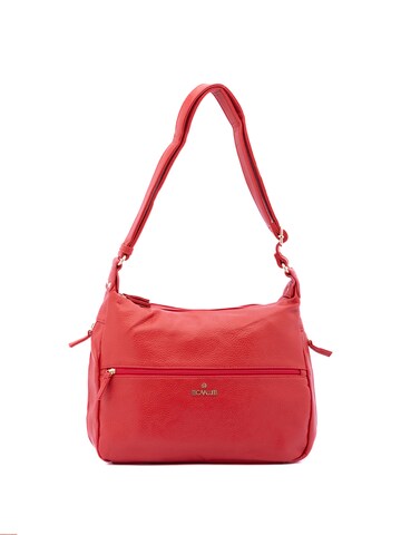 Borsa a spalla 'Borsa a Spalla Donna B Cavalli Ecopelle con Zip - 35x26x11 cm' di B. Cavalli in rosso: frontale