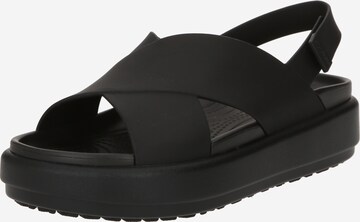 Crocs Sandaalit 'Brooklyn Luxe' värissä musta: edessä
