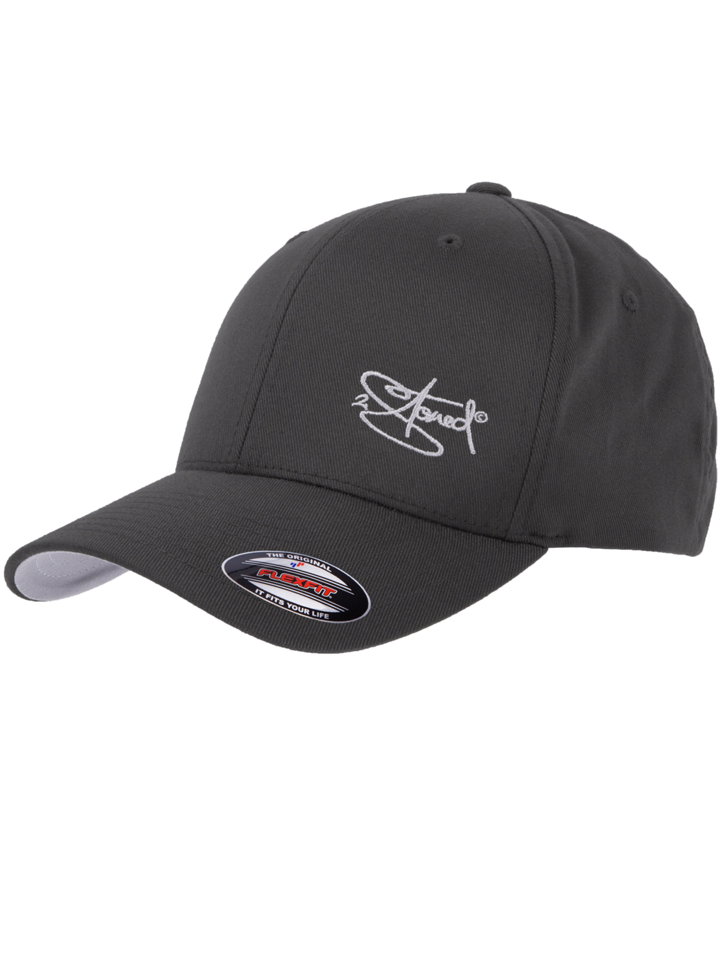 2Stoned Cap 'Flexfit Wooly Combed Classic' in Dark grey, Item view