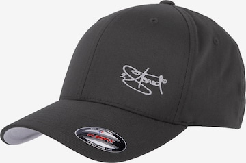 2Stoned Cap 'Flexfit Wooly Combed Classic' in Grey: front