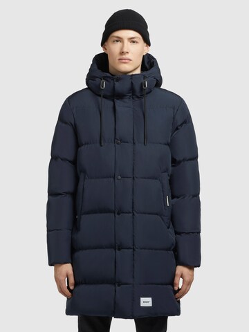 khujo Winter Coat 'Rafi2' in Blue: front