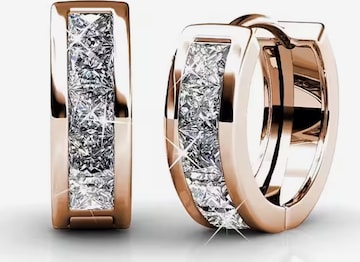 ROUGEMONT Jewellery Earrings 'Funkelnde massive Creolen Ohrringe 1,8cm' in Gold: front