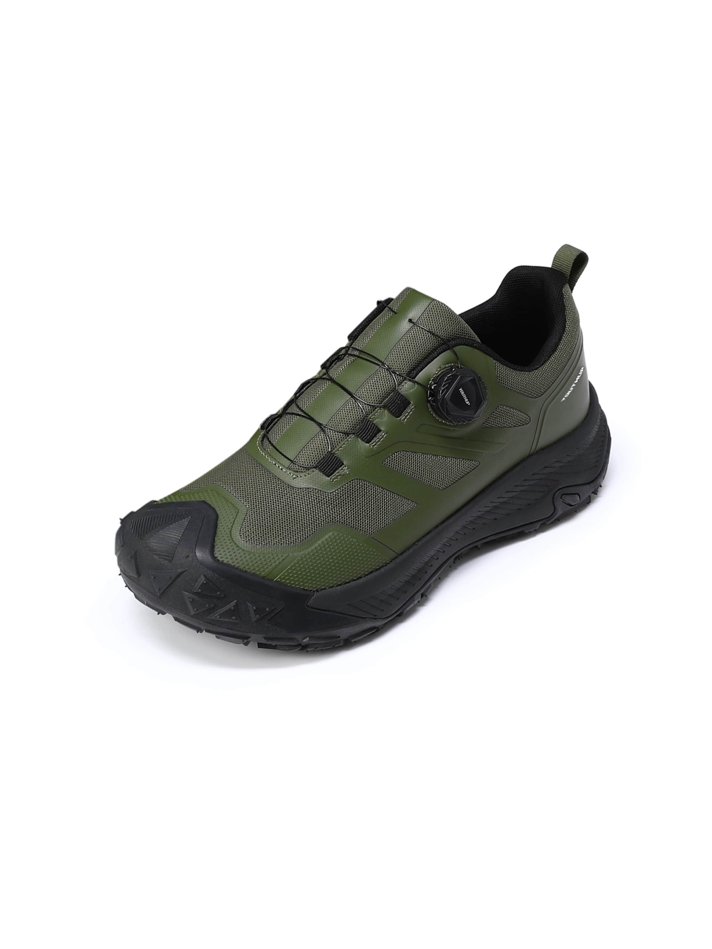 YOUTHUP Athletic Shoes 'Trockenbahn' in Green: front