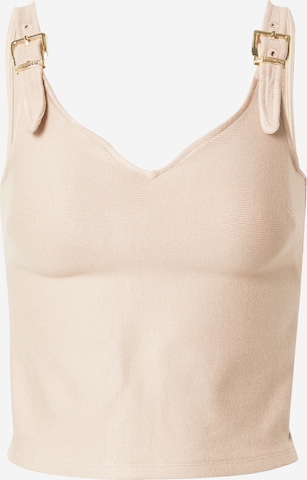 Hoermanseder x About You Top 'Emely' in Beige: front