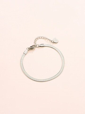 Hey Happiness Armband 'Serpentine' in Zilver