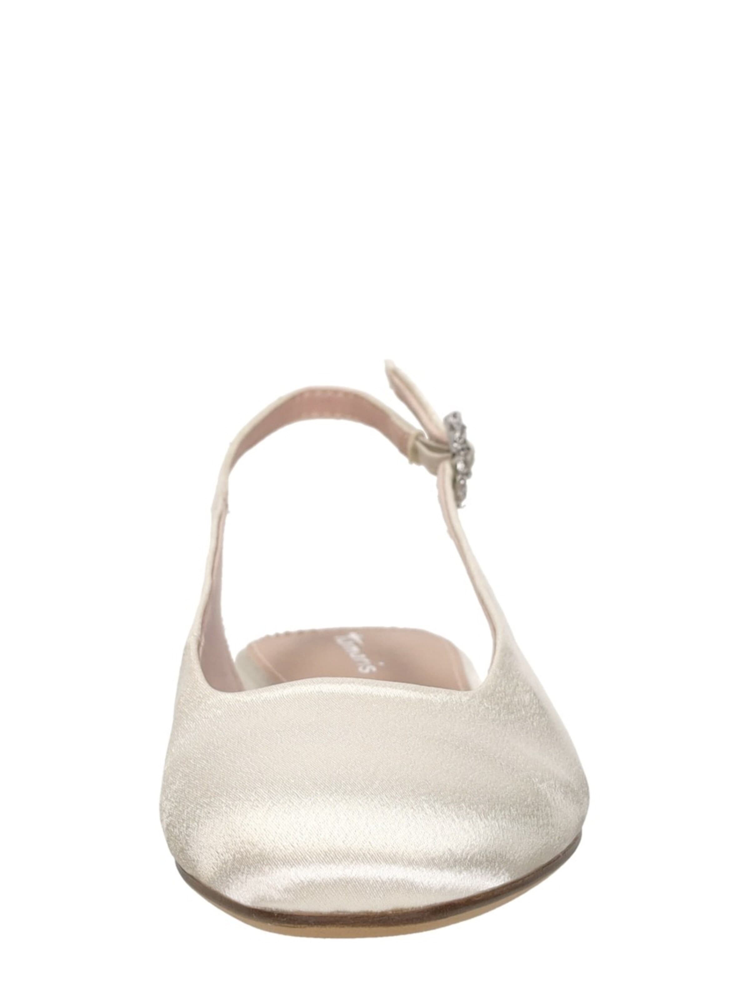 Ballerines 'Slingbacks' Tamaris en blanc