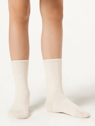 CALZEDONIA Socken in Weiß: Vorderseite