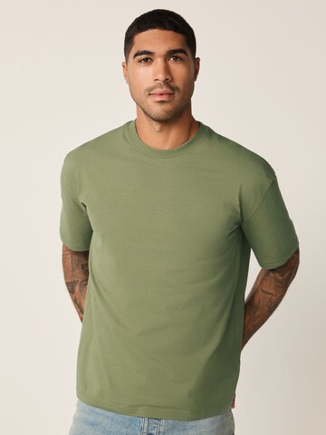 Next Shirt in Groen: voorkant