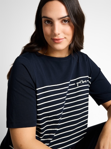 T-shirt Tom Tailor Women + en bleu