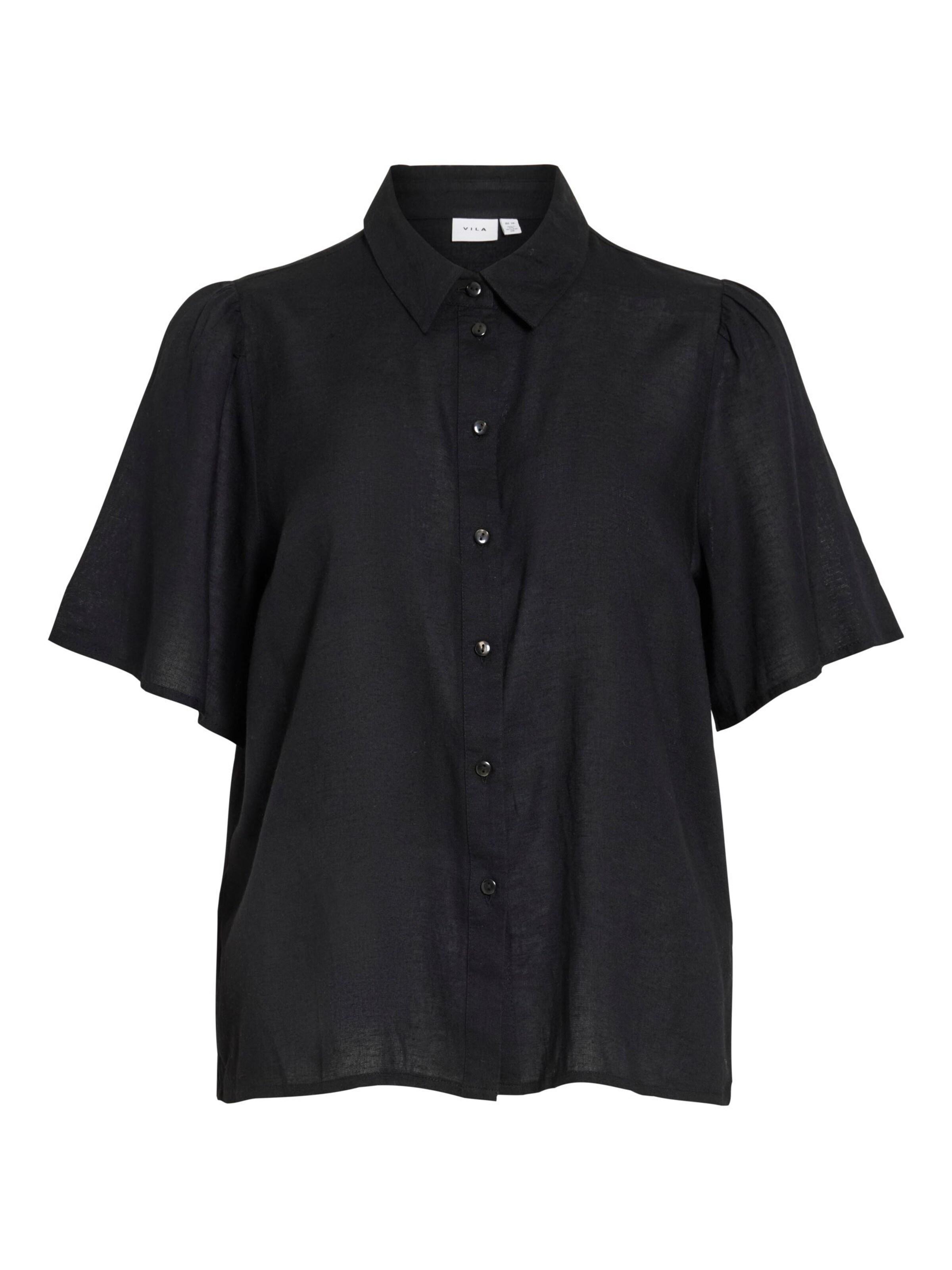 VILA Blouse 'VIPricil' in Zwart: voorkant