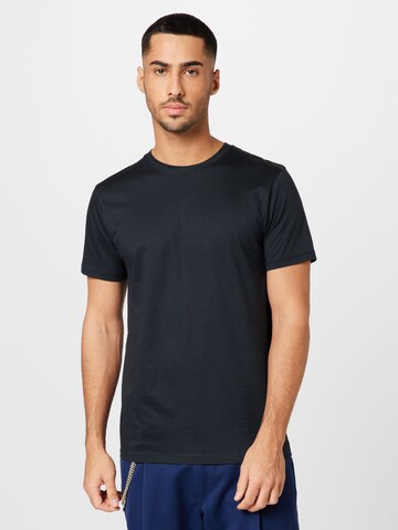 BURTON MENSWEAR LONDON T-Shirt 'Mercerised' in Schwarz: predná strana