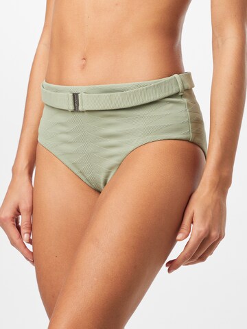 Seafolly - Cueca biquíni em verde: frente