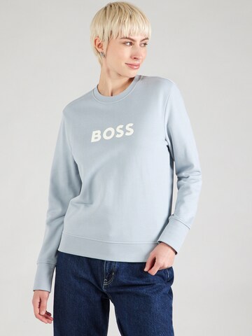 Felpa 'Ela 6' di BOSS in blu: frontale