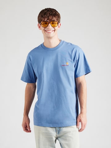 Carhartt WIP Футболка 'American Script' в Синий: спереди