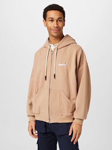 MOUTY Sweatjacka i beige: framsida