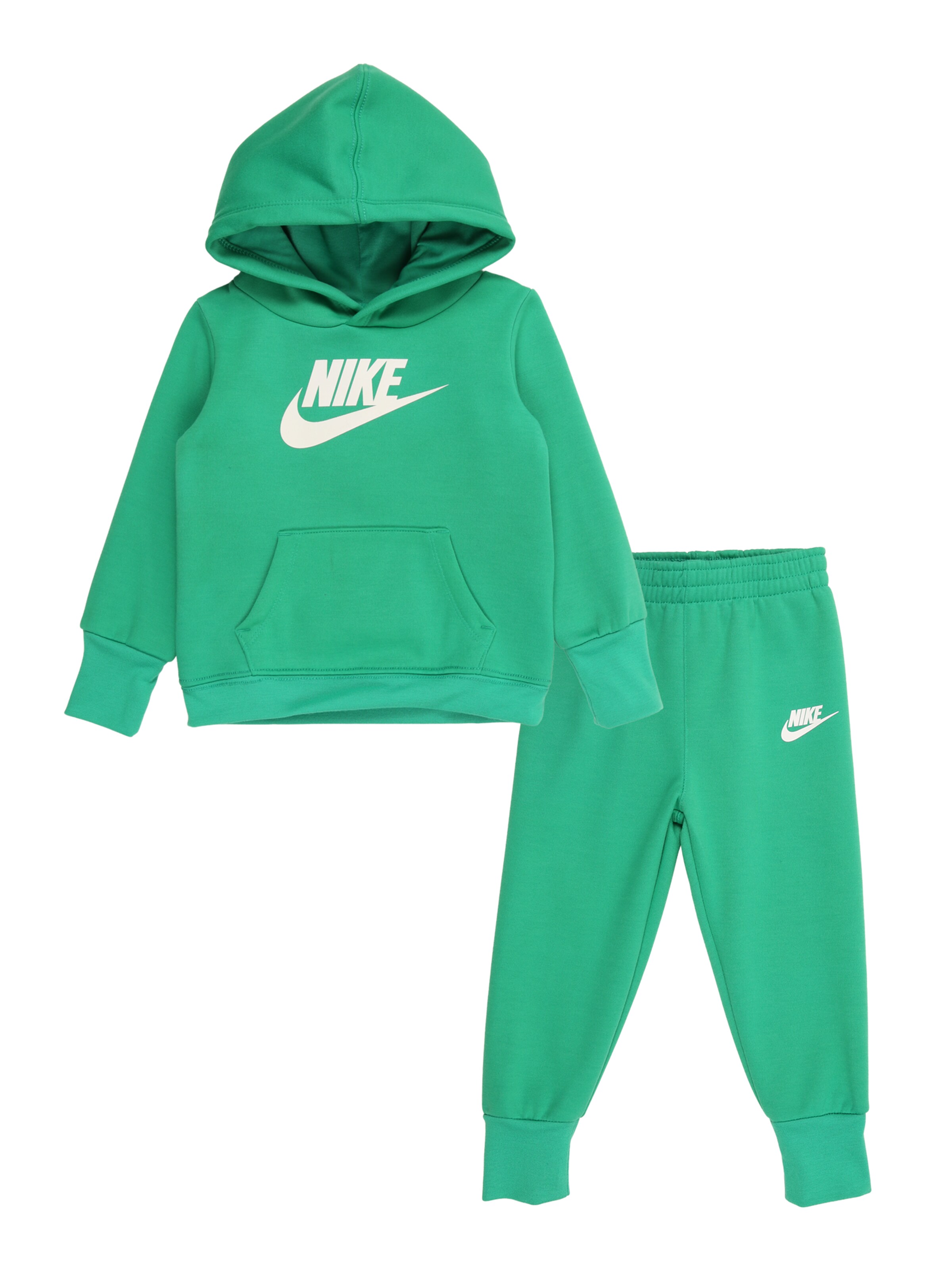 Nike Sportswear Костюм для бега в Зеленый: спереди