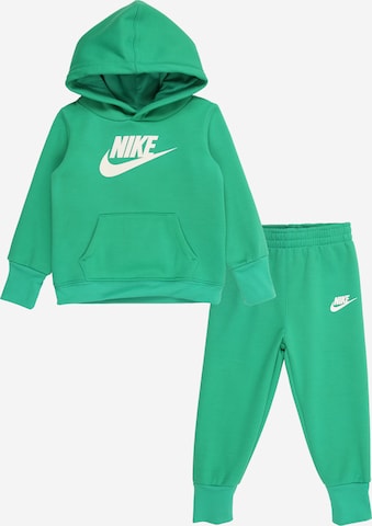 Nike Sportswear Костюм для бега в Зеленый: спереди