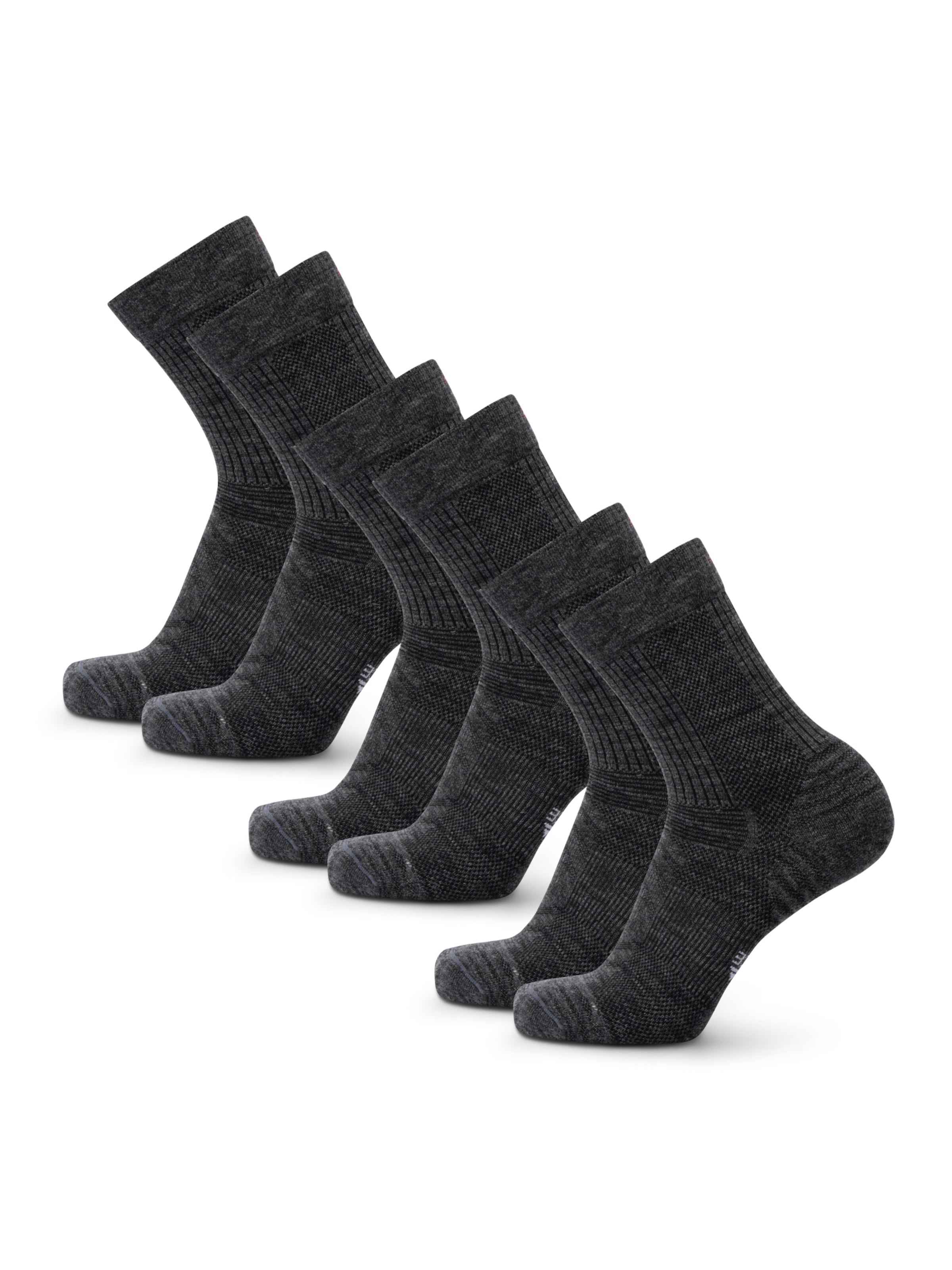 Chaussettes de sport 'Light Hiking Crew' DANISH ENDURANCE en gris