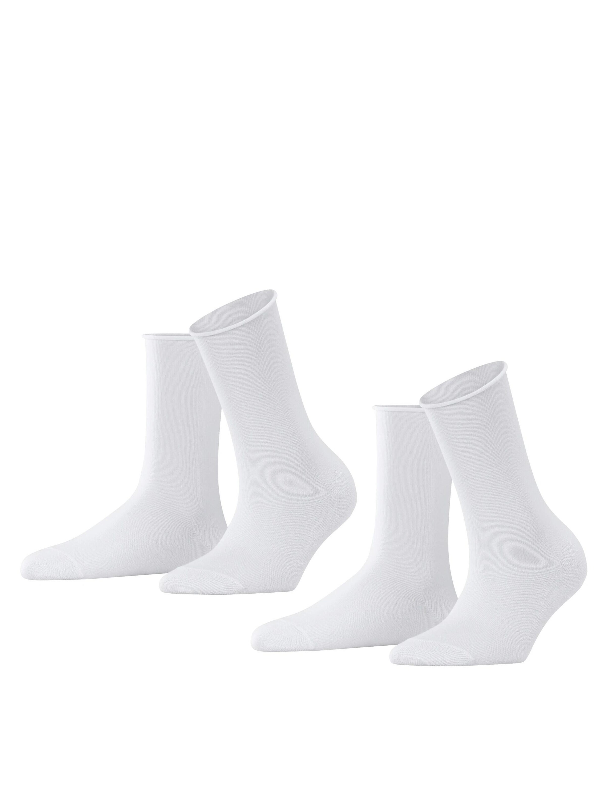 FALKE Socken 'Happy 2-Pack'‌ in Weiß: Vorderseite