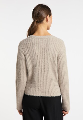 usha WHITE LABEL Knit Cardigan in Beige