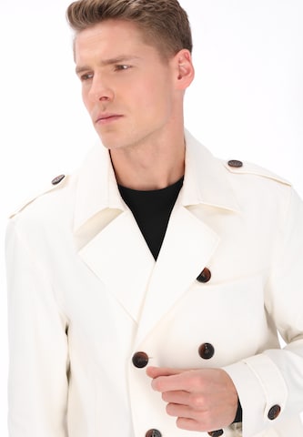 DreiMaster Klassik - Sobretudo meia-estação em branco