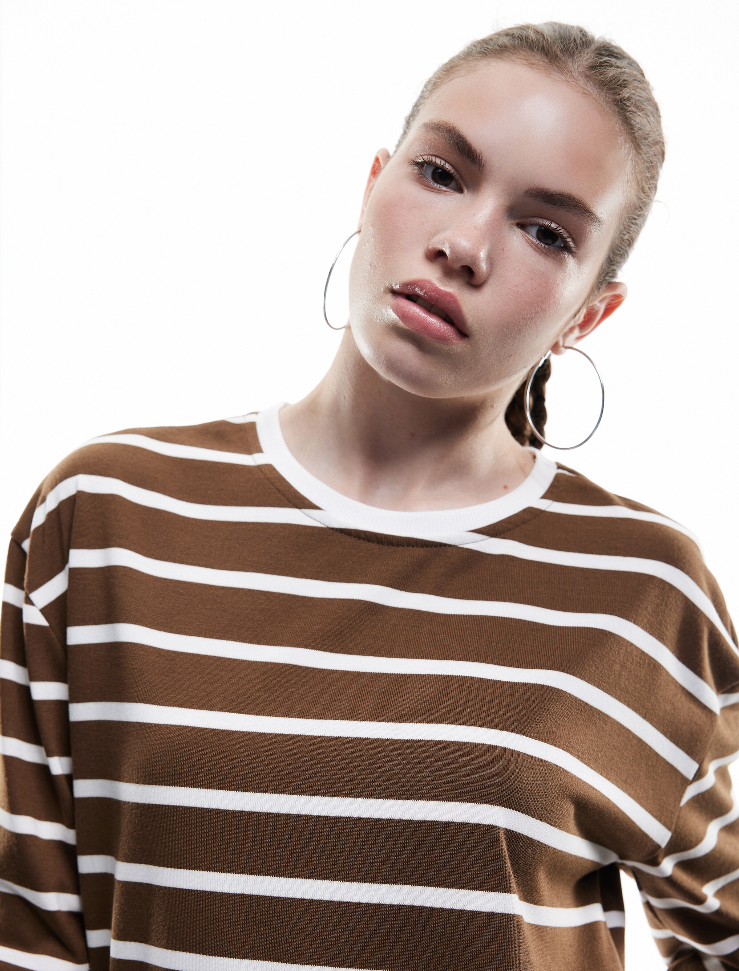 Koton T-Shirt in Braun