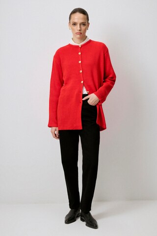 Touche Prive Strickjacke in Rot