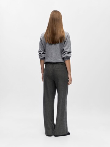 Wide Leg Pantalon 'OBJErica' OBJECT en gris