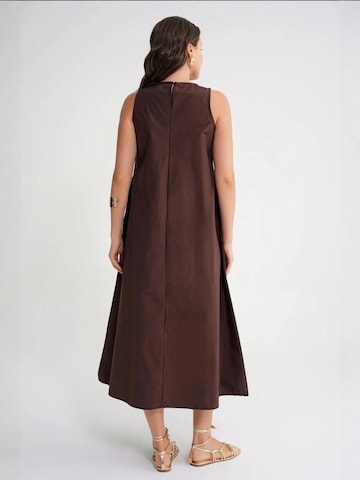 MixRay Dress 'Maxi' in Brown