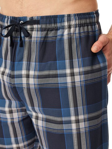 SCHIESSER Pajama pants 'Mix+Relax' in Blue
