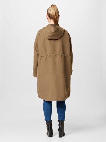 Vero Moda Curve - Parka meia-estação 'EVERLY' em verde