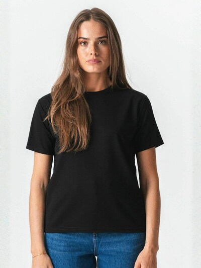 Top ' Loose ' pe L TEESHOPPEN pe negru, Vizualizare produs