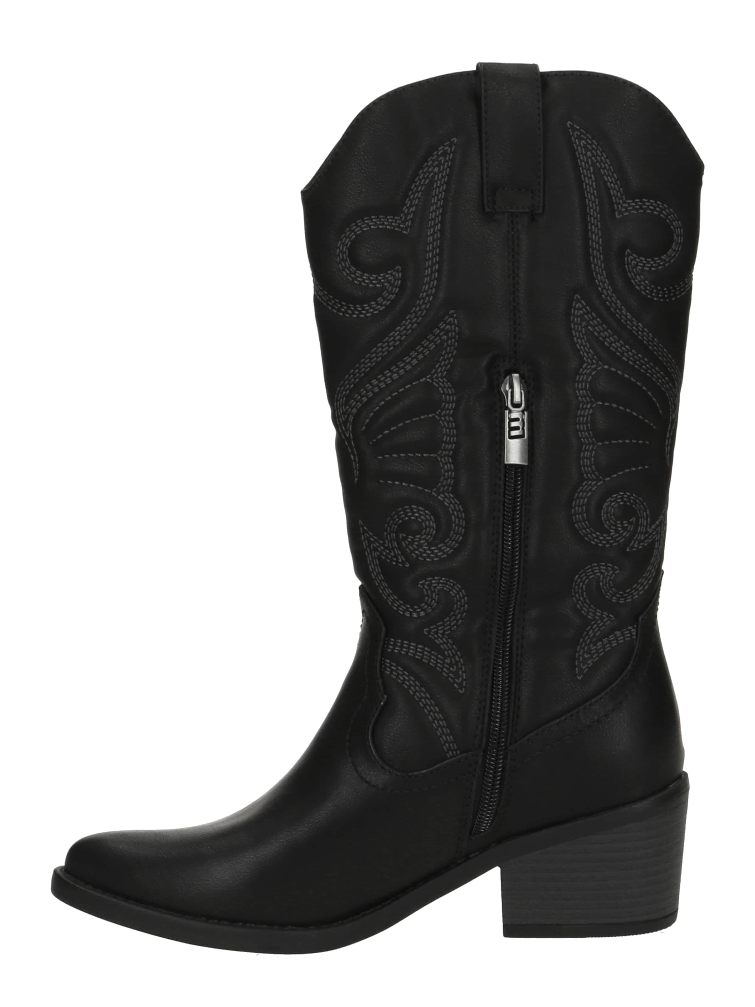 MTNG Καουμπόικη μπότα 'Tanubis' σε μαύρο