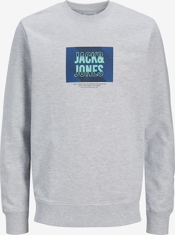 JACK & JONES Sweatshirt 'JJHudson' in White: front